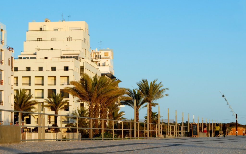 Quarteira beach